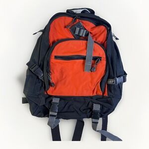 90S Old Gap Backpack Orange Y2K Hiking Camping Hunting